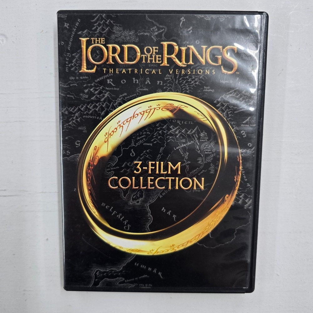 The Lord of the Rings: 3-Film Collection DVD, 2014, 3-Disc Set, Theatrical...